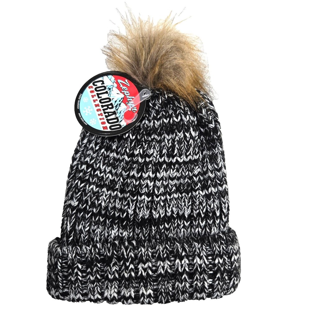 Oregon Ducks Thick Knit Women's Pom Beanie Cap Colorado Collection Gray New